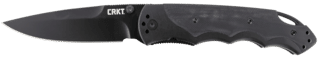 CRKT Fire Spark 3.88" Tactical Spear Point Folding Knife in Black